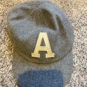 H&M Kids Fuzzy Baseball cap with Letter A